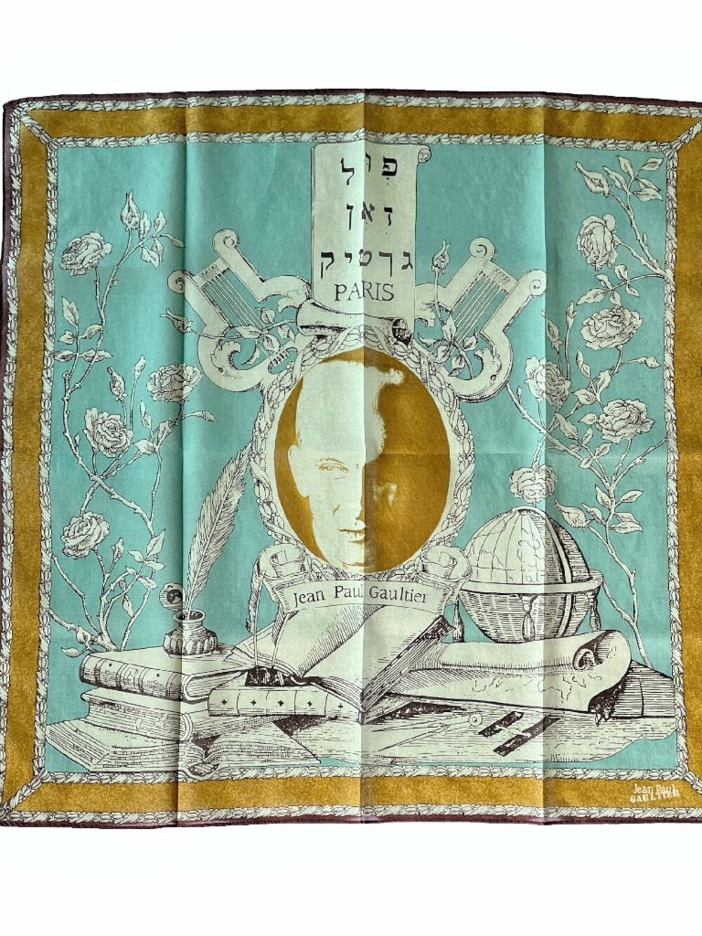 Rare Vintage Jean Paul Gaultier Cotton Scarf - Picture 2 of 12